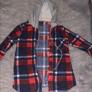 Rue 21 hooded flannel